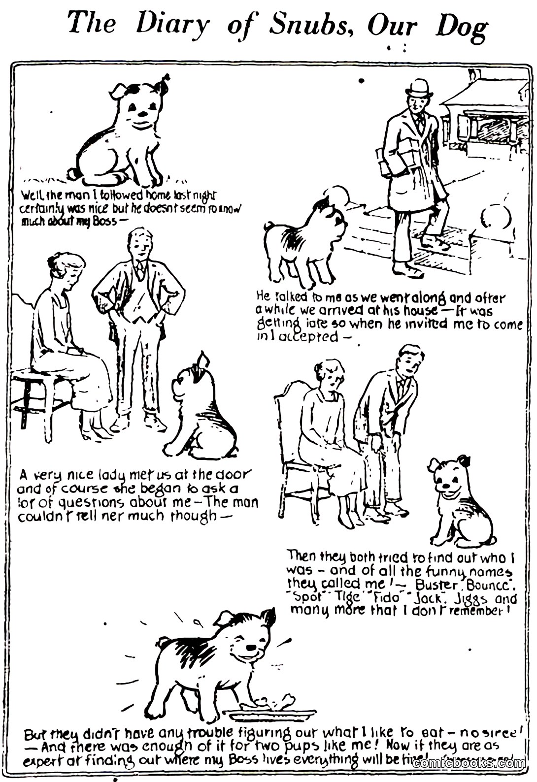 The Diary of Snubs, Our Dog