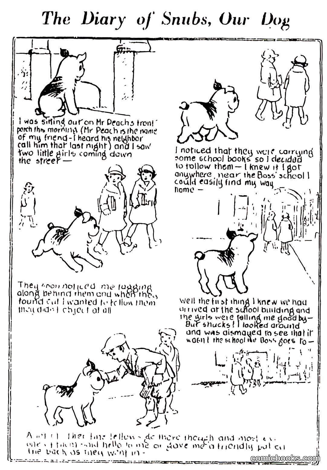 The Diary of Snubs, Our Dog