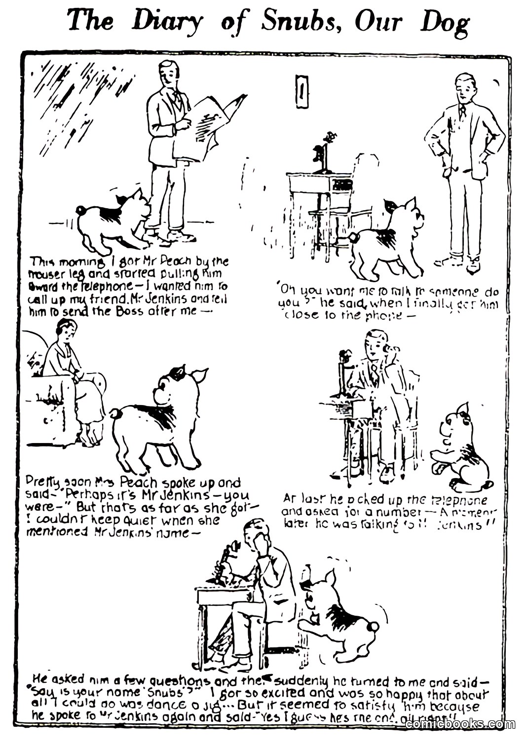 The Diary of Snubs, Our Dog