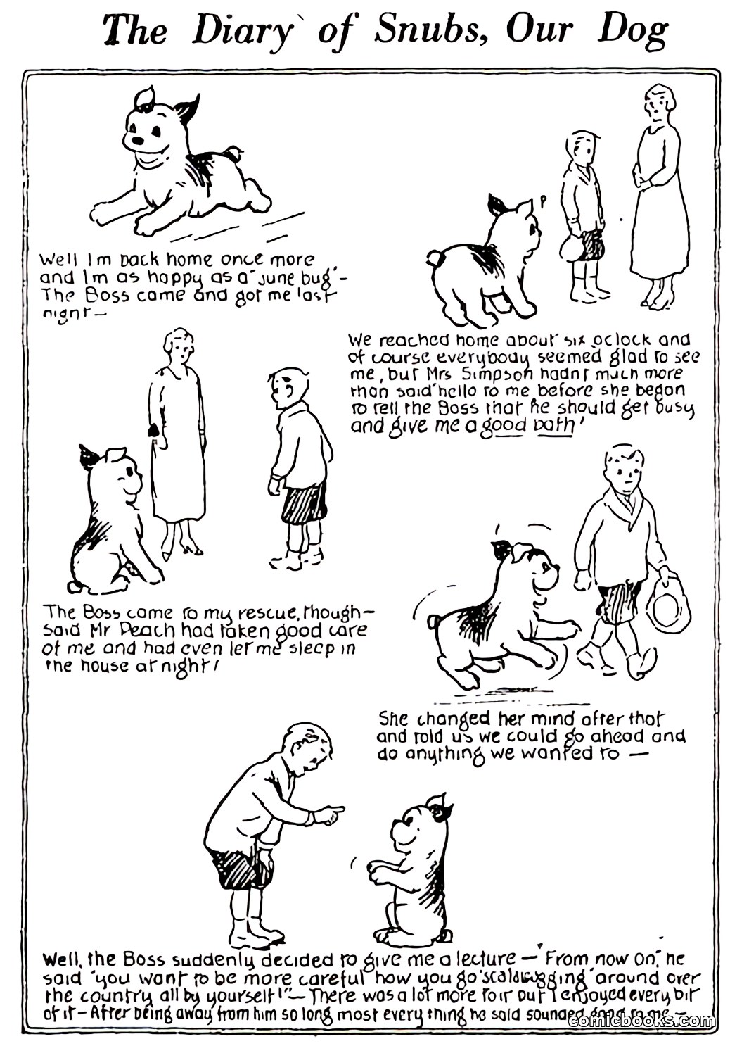 The Diary of Snubs, Our Dog
