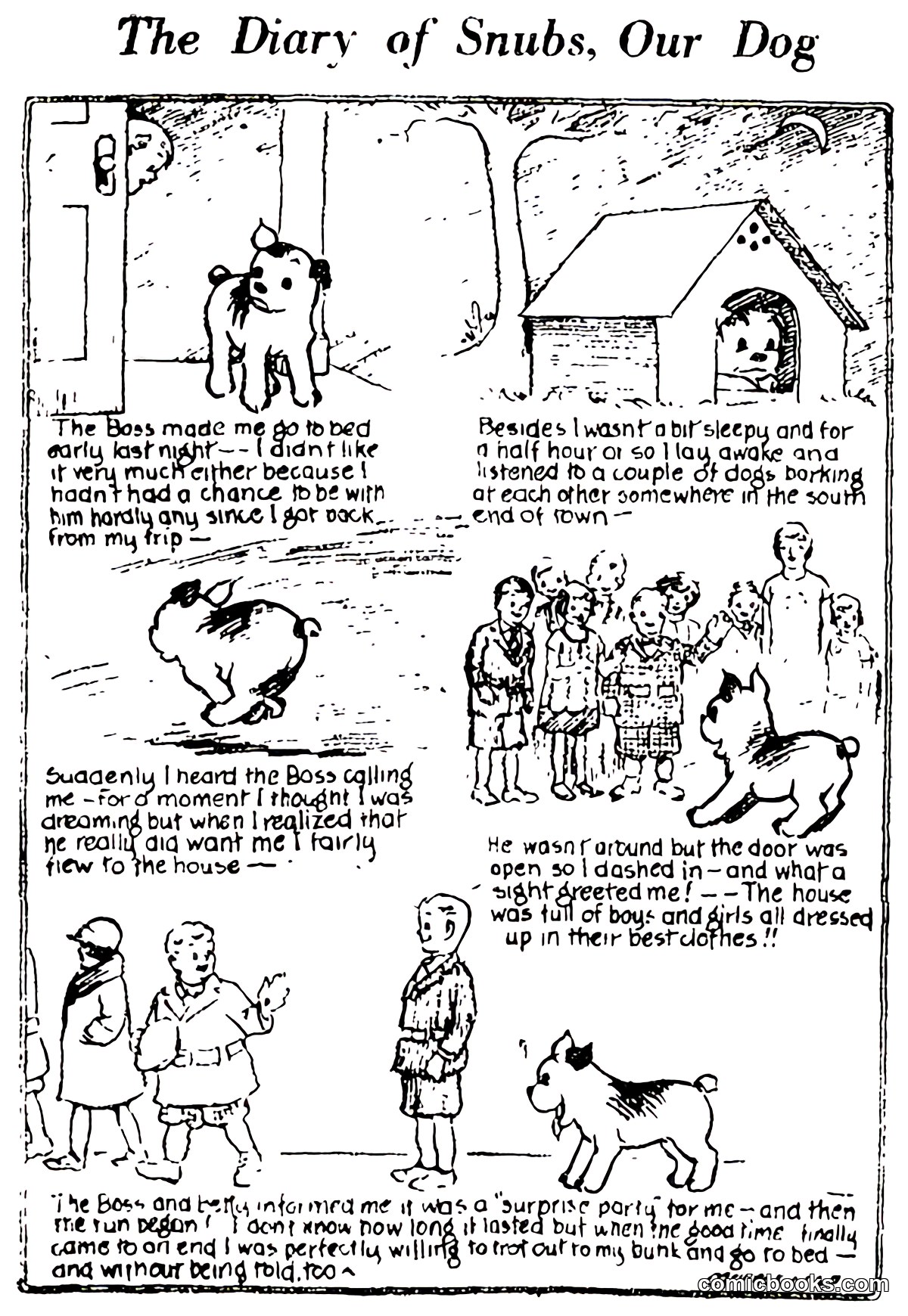 The Diary of Snubs, Our Dog