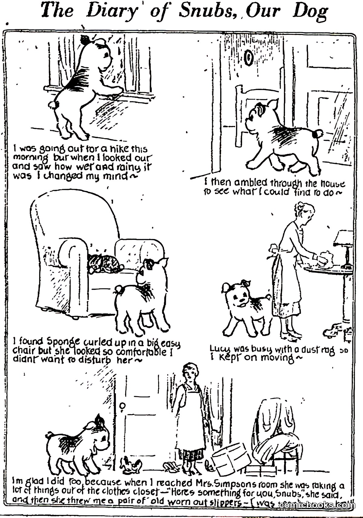 The Diary of Snubs, Our Dog