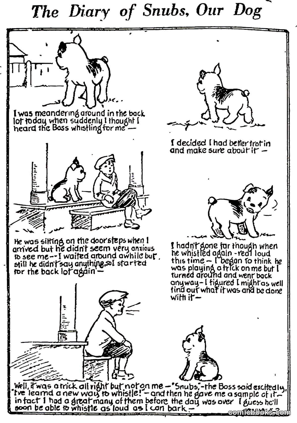 The Diary of Snubs, Our Dog