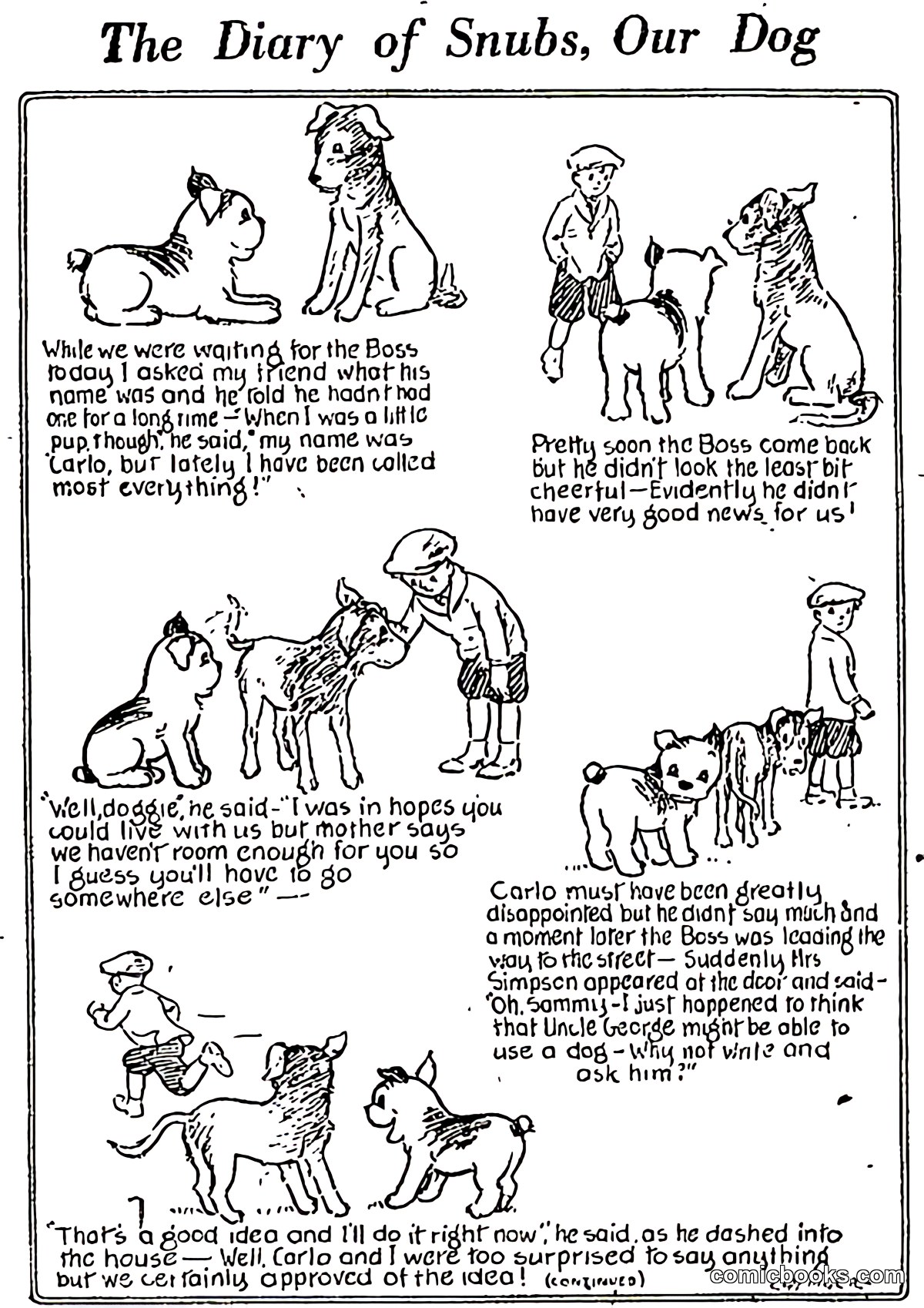 The Diary of Snubs, Our Dog