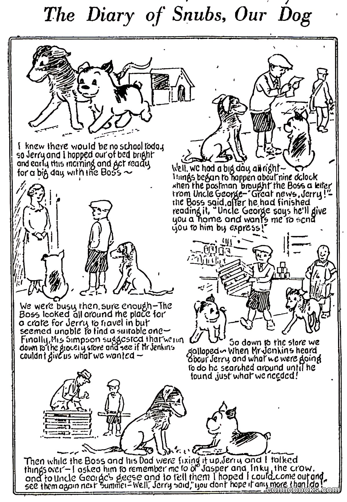 The Diary of Snubs, Our Dog