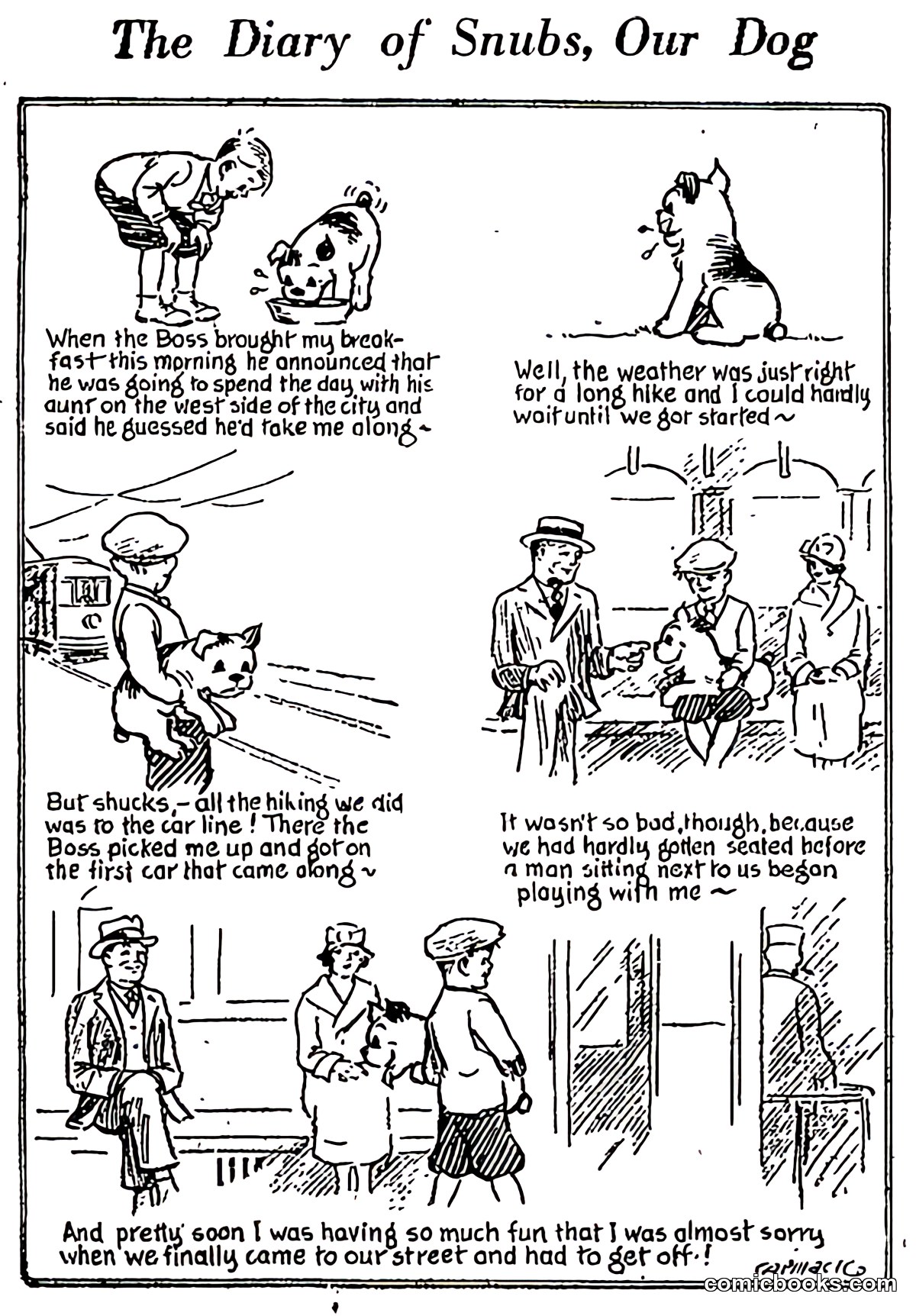 The Diary of Snubs, Our Dog