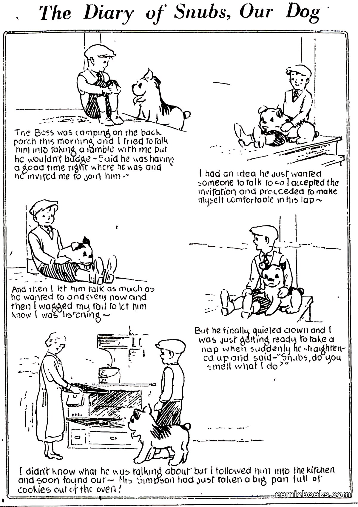 The Diary of Snubs, Our Dog