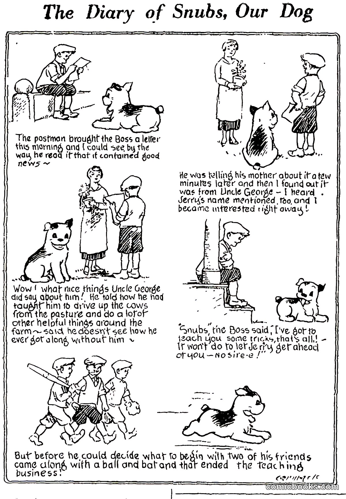 The Diary of Snubs, Our Dog