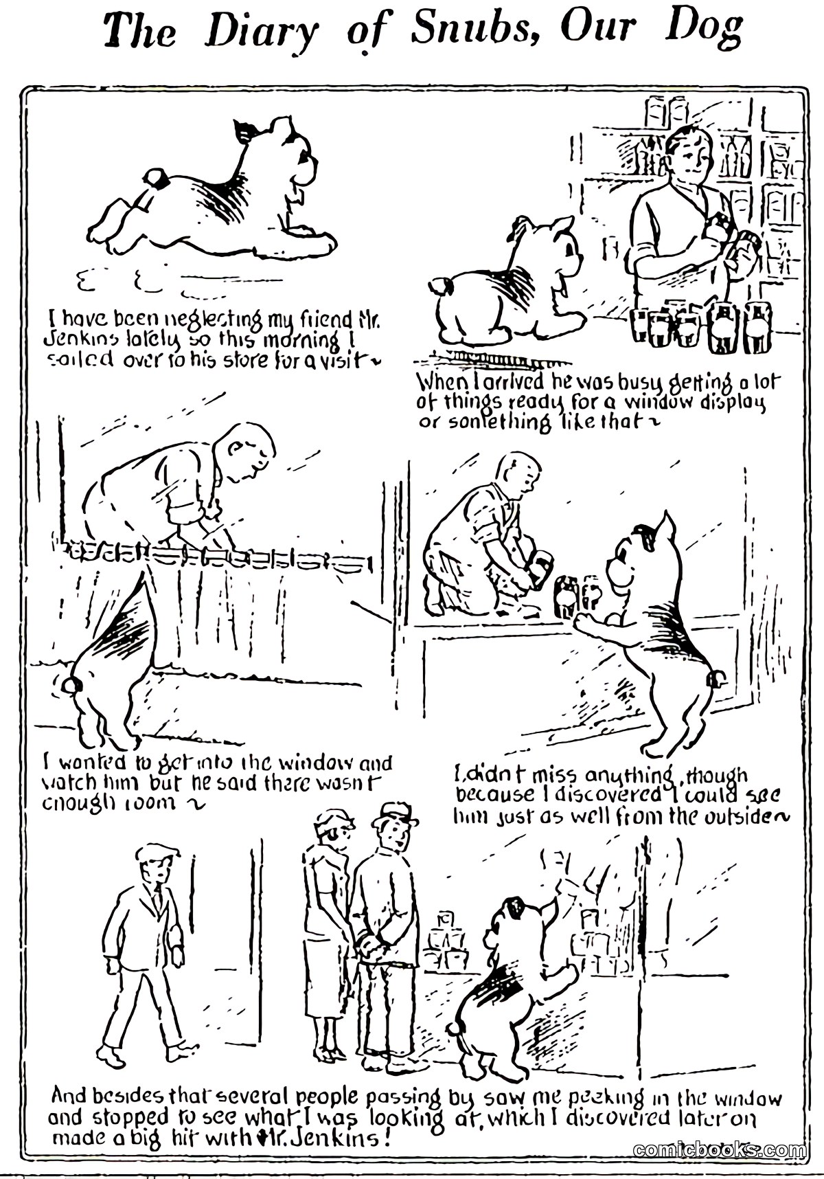 The Diary of Snubs, Our Dog