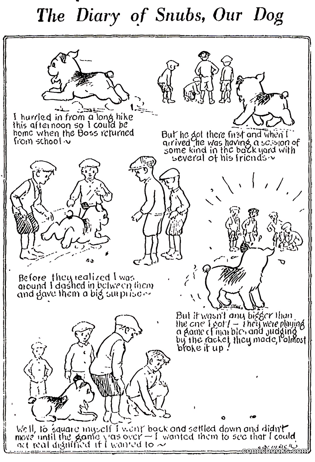 The Diary of Snubs, Our Dog