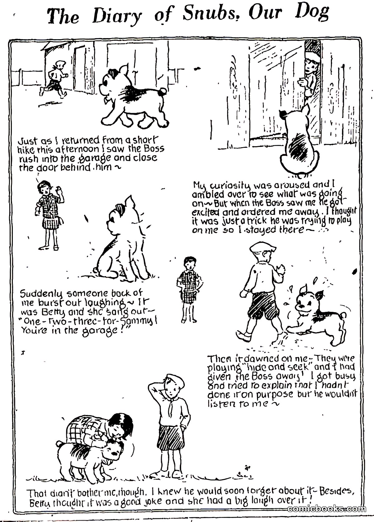 The Diary of Snubs, Our Dog