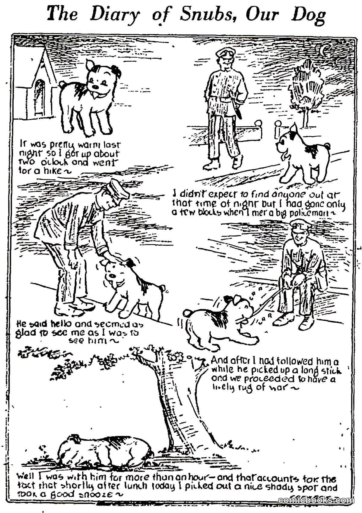 The Diary of Snubs, Our Dog