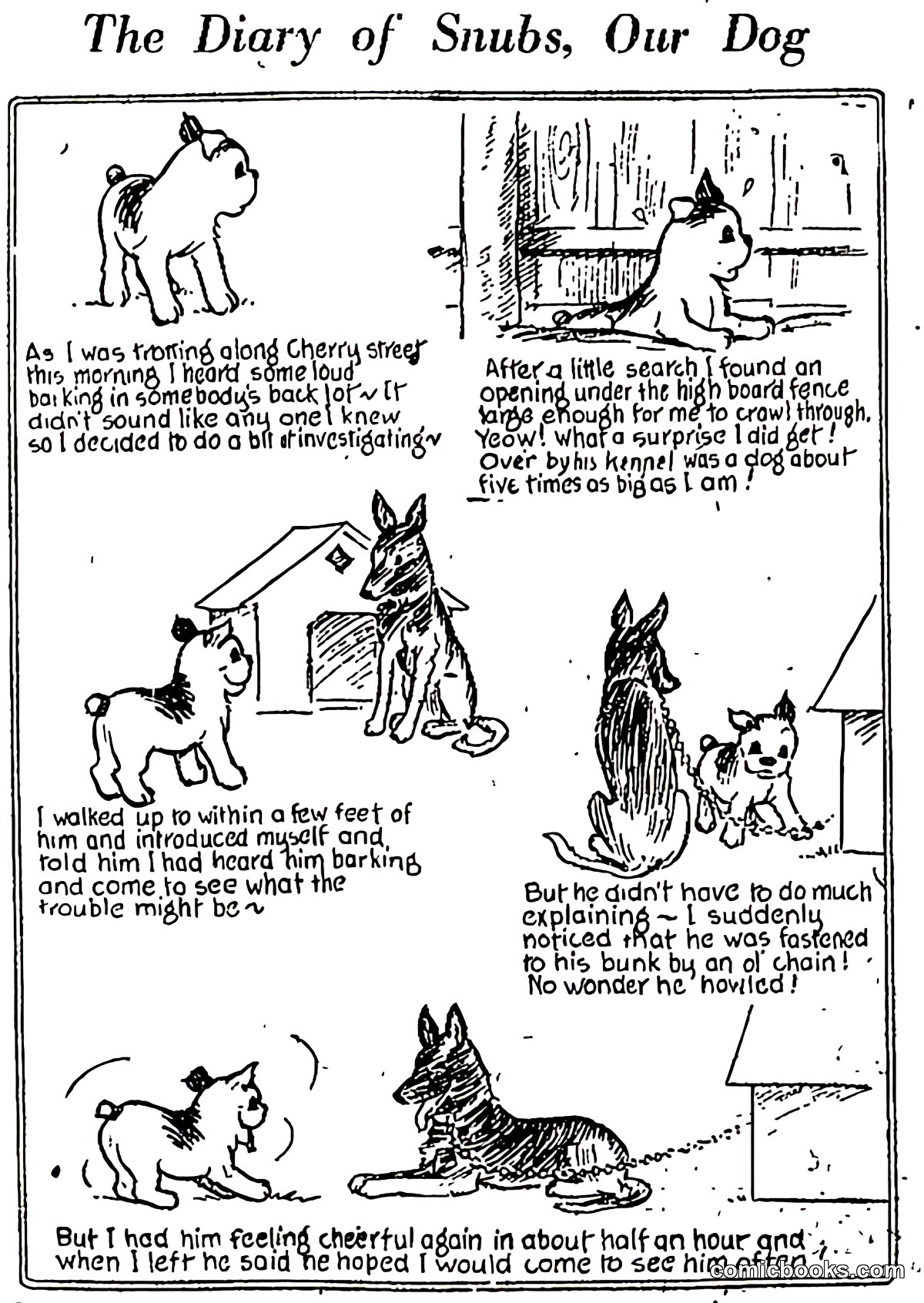 The Diary of Snubs, Our Dog