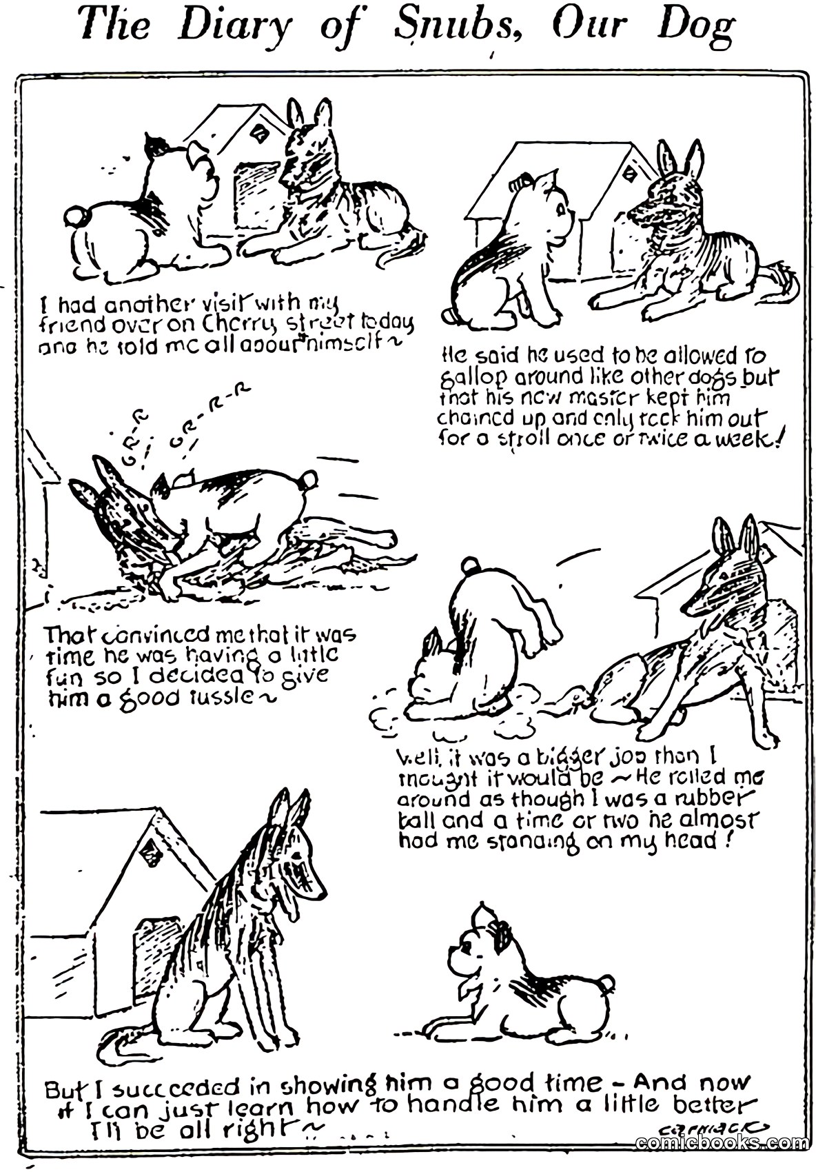 The Diary of Snubs, Our Dog