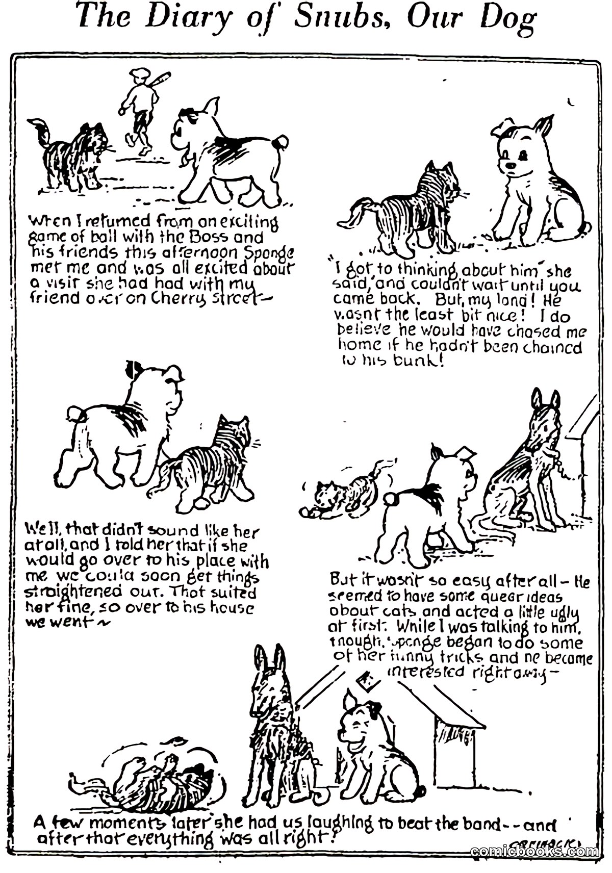 The Diary of Snubs, Our Dog