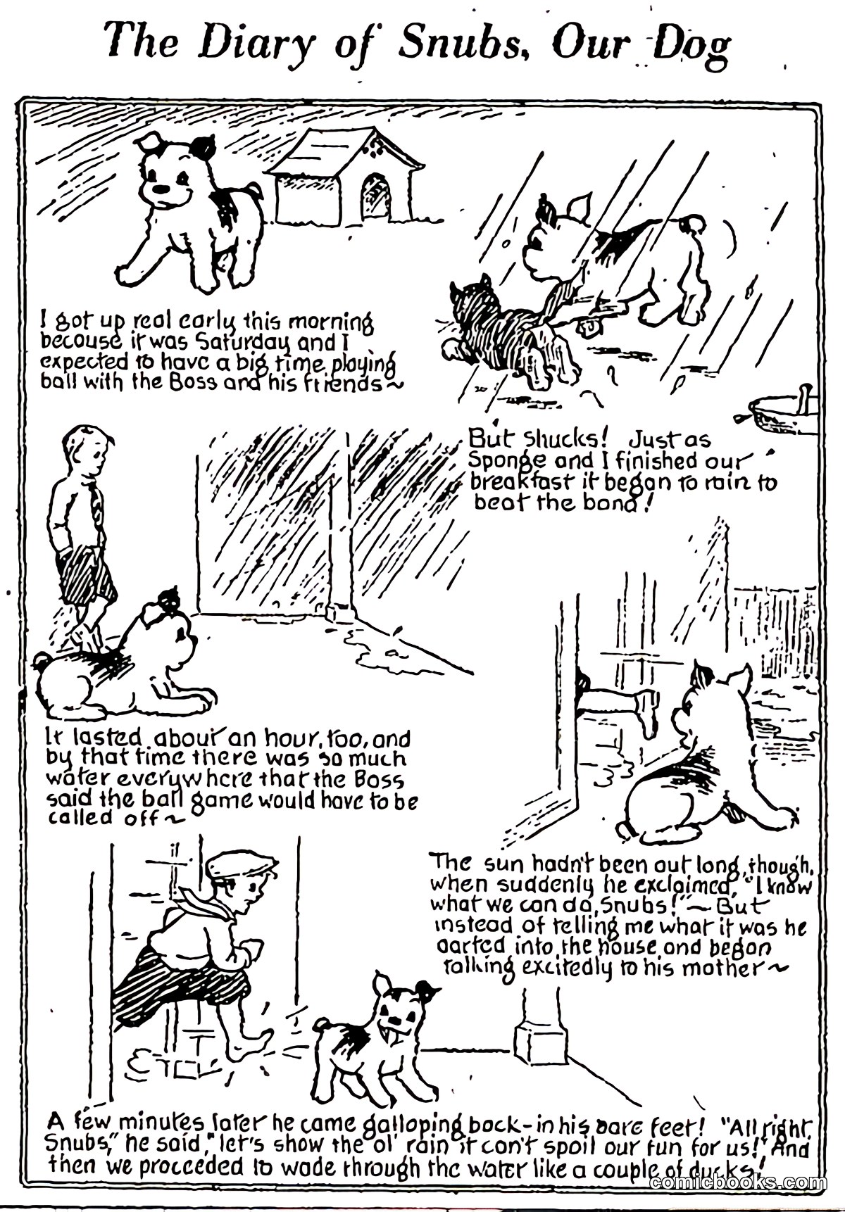 The Diary of Snubs, Our Dog