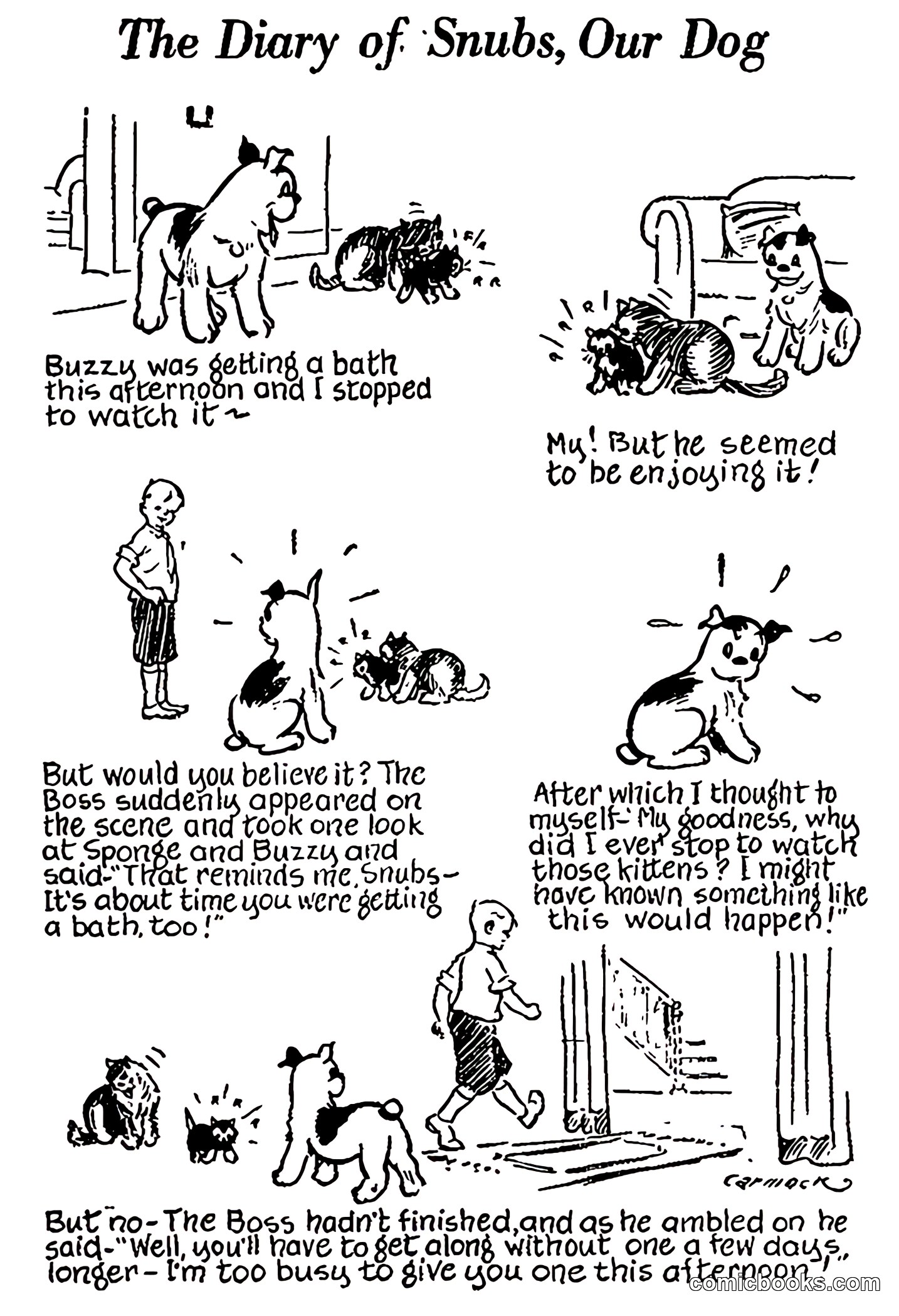 The Diary of Snubs, Our Dog