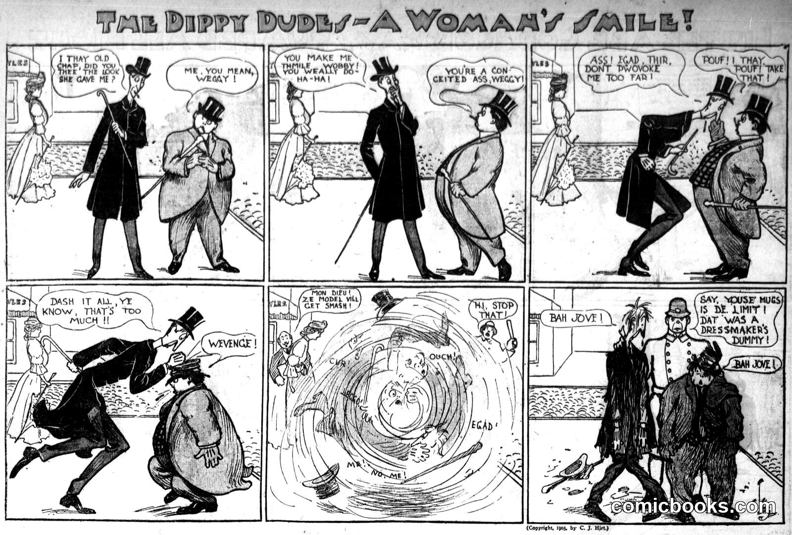 The Dippy Dudes—A Woman's Smile!