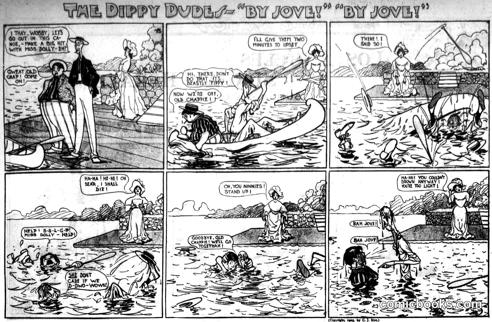 The Dippy Dude: 'By Jove! By Jove!'
