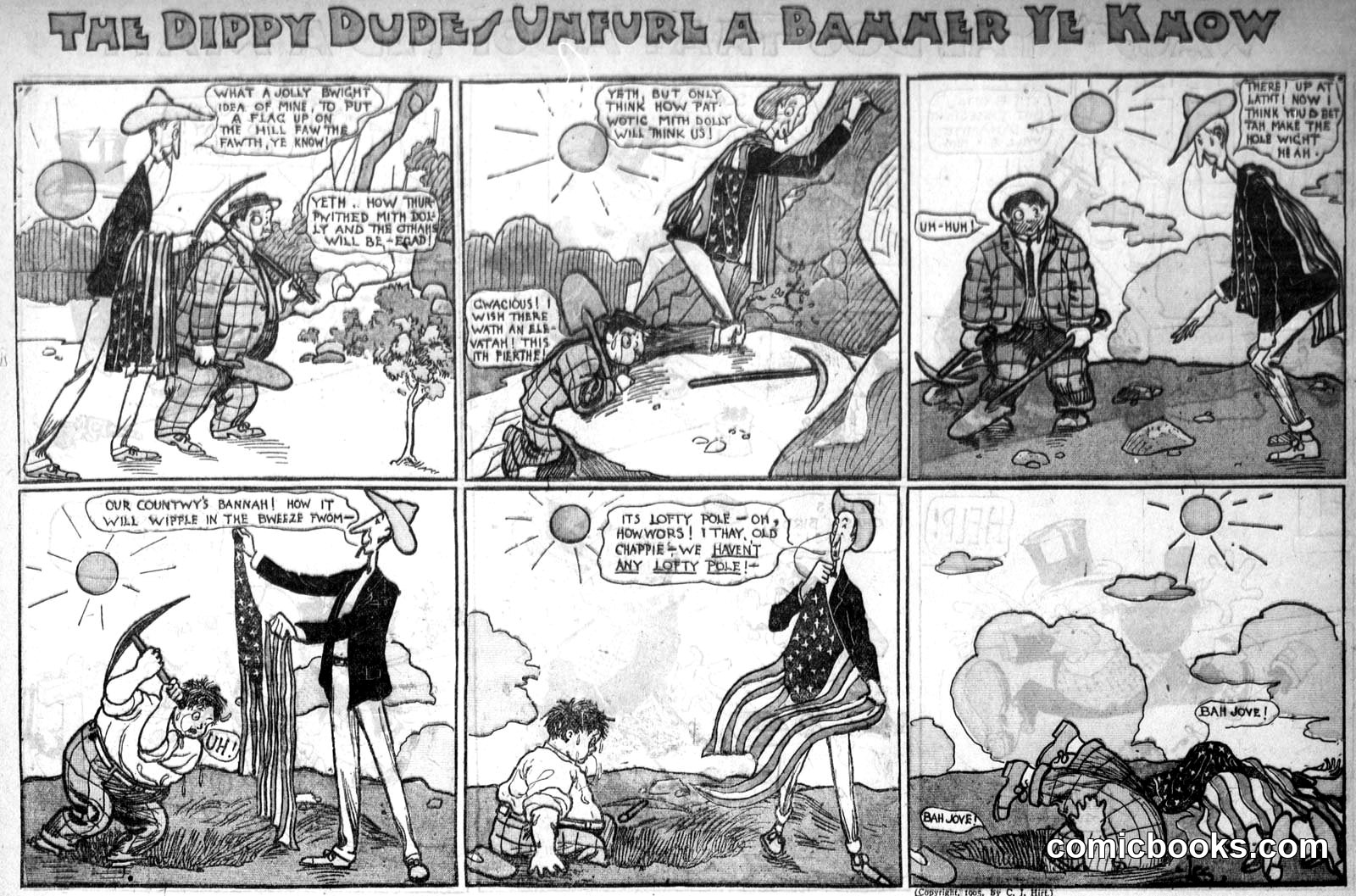 The Dippy Dudes Unfurl a Baamler Ye Know