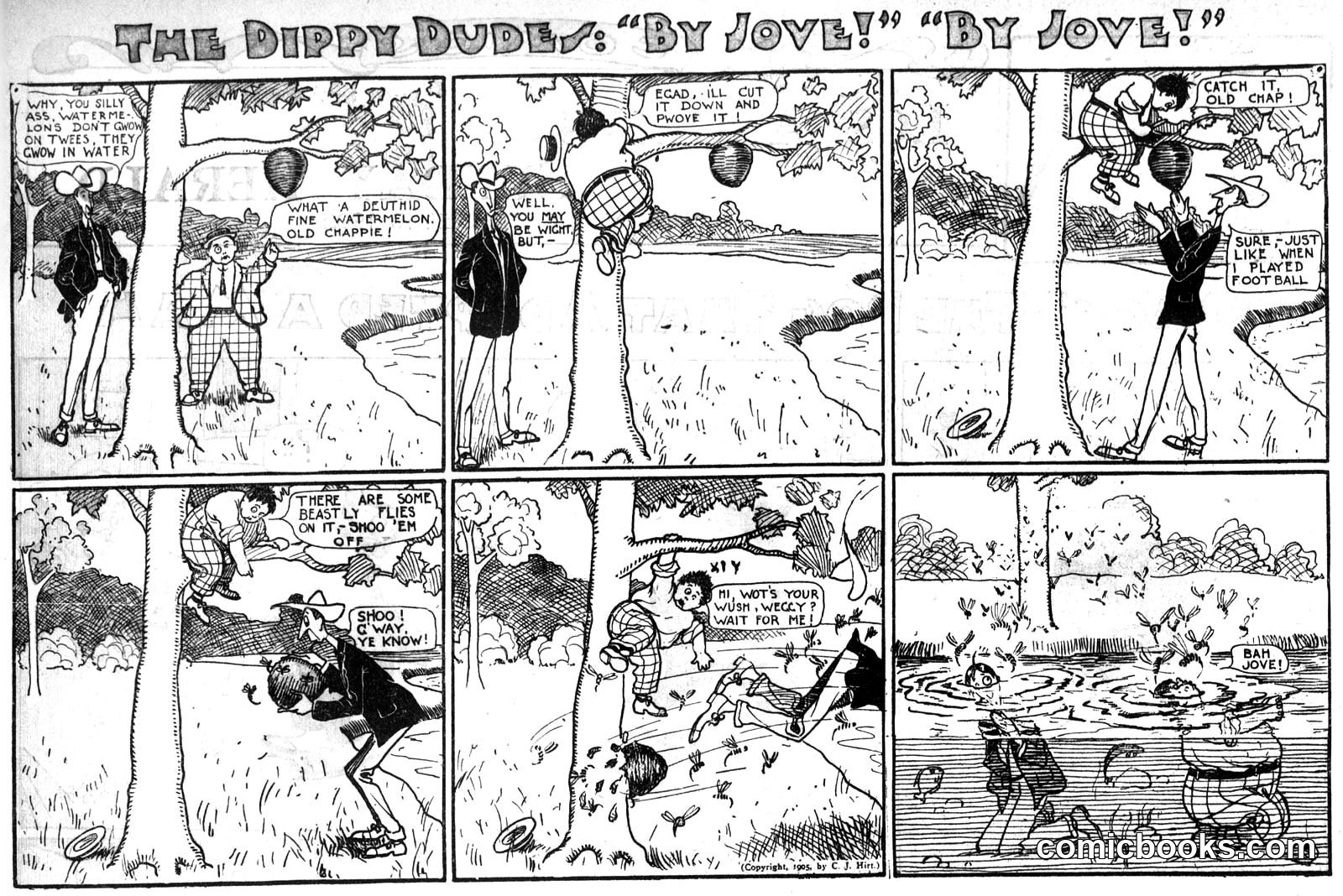 The Dippy Dudes: "By Jove!" "By Jove!"