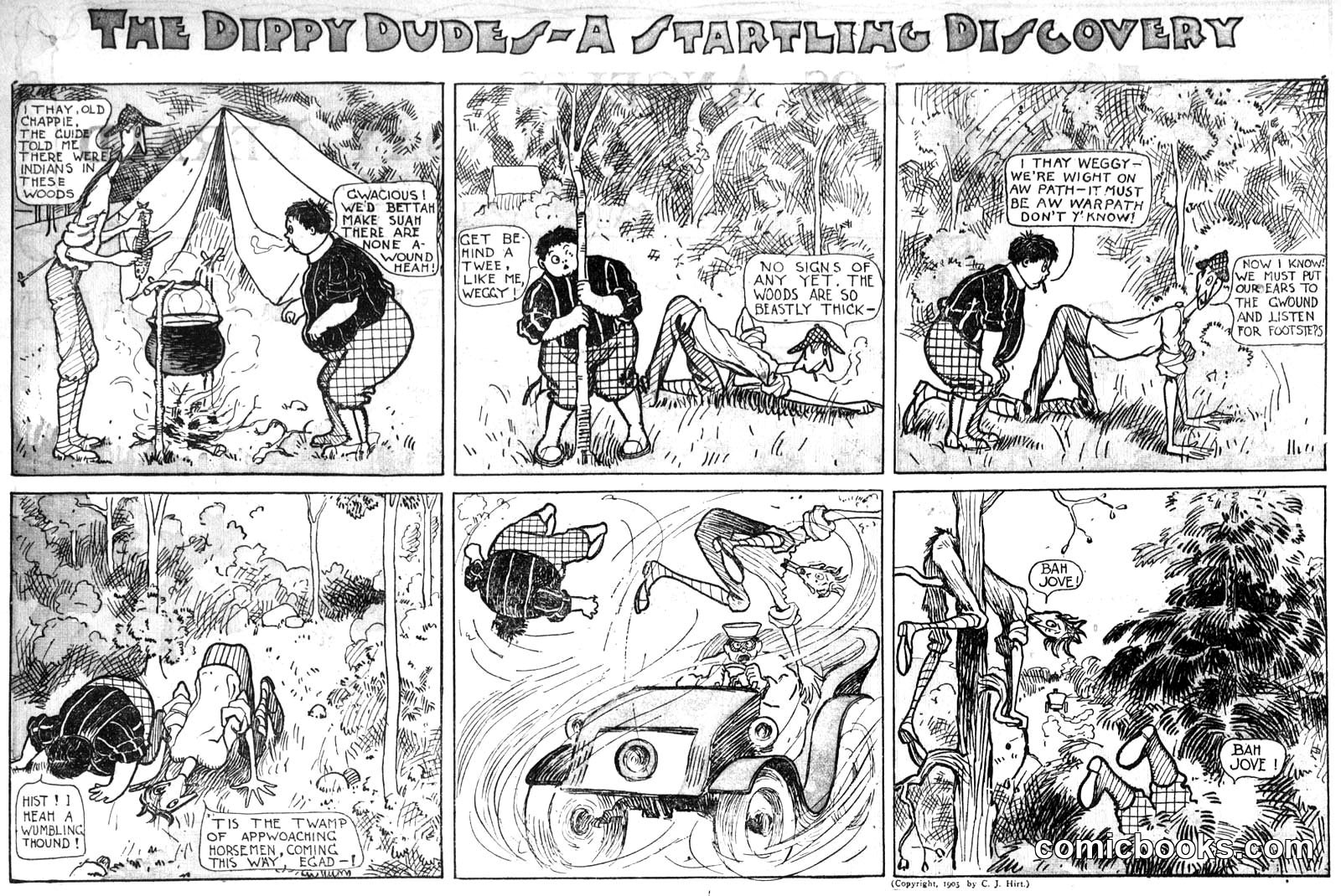The Dippy Dude—A Startling Discovery