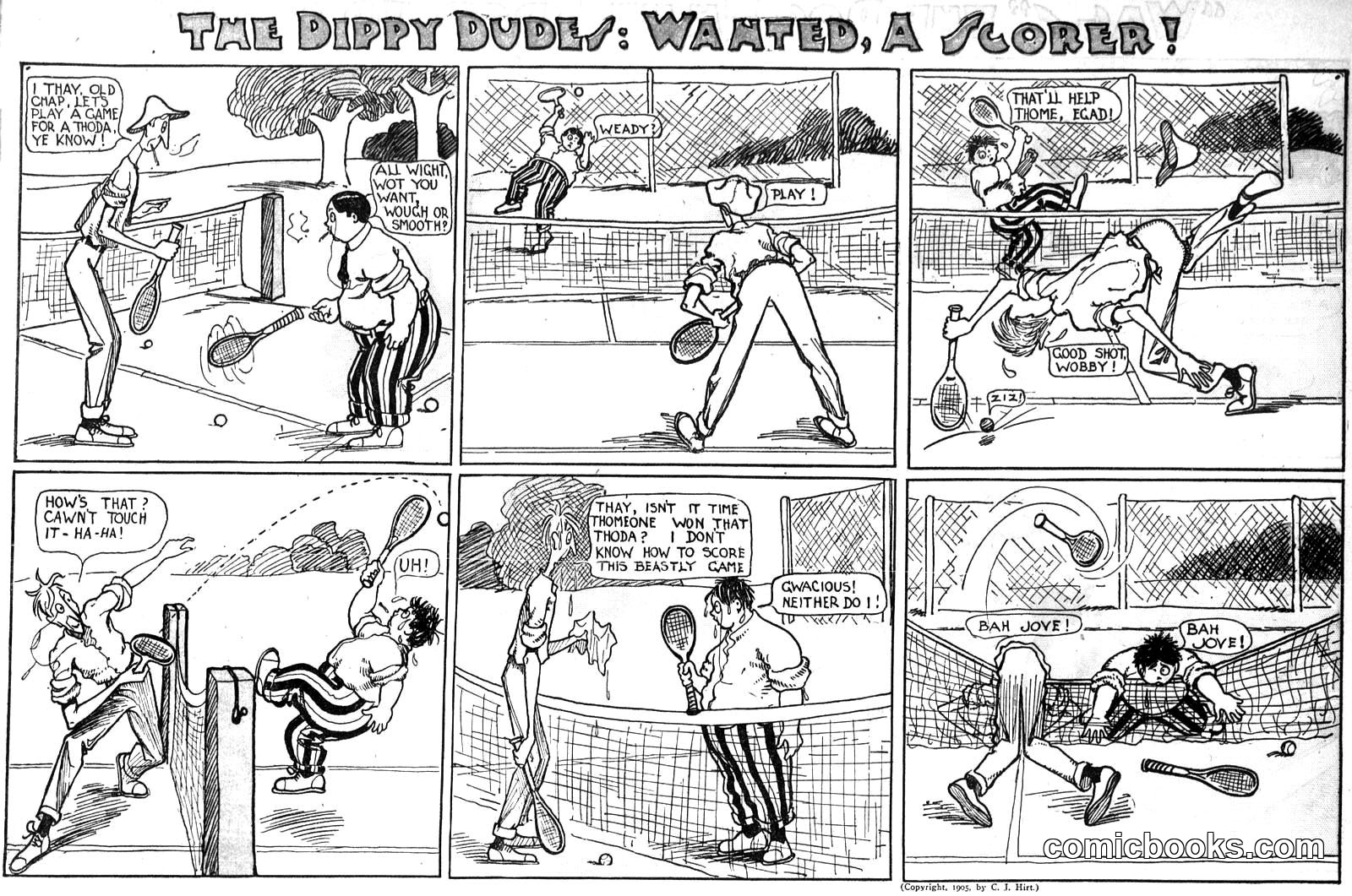 The Dippy Dudes: Wanted, a Scorer!