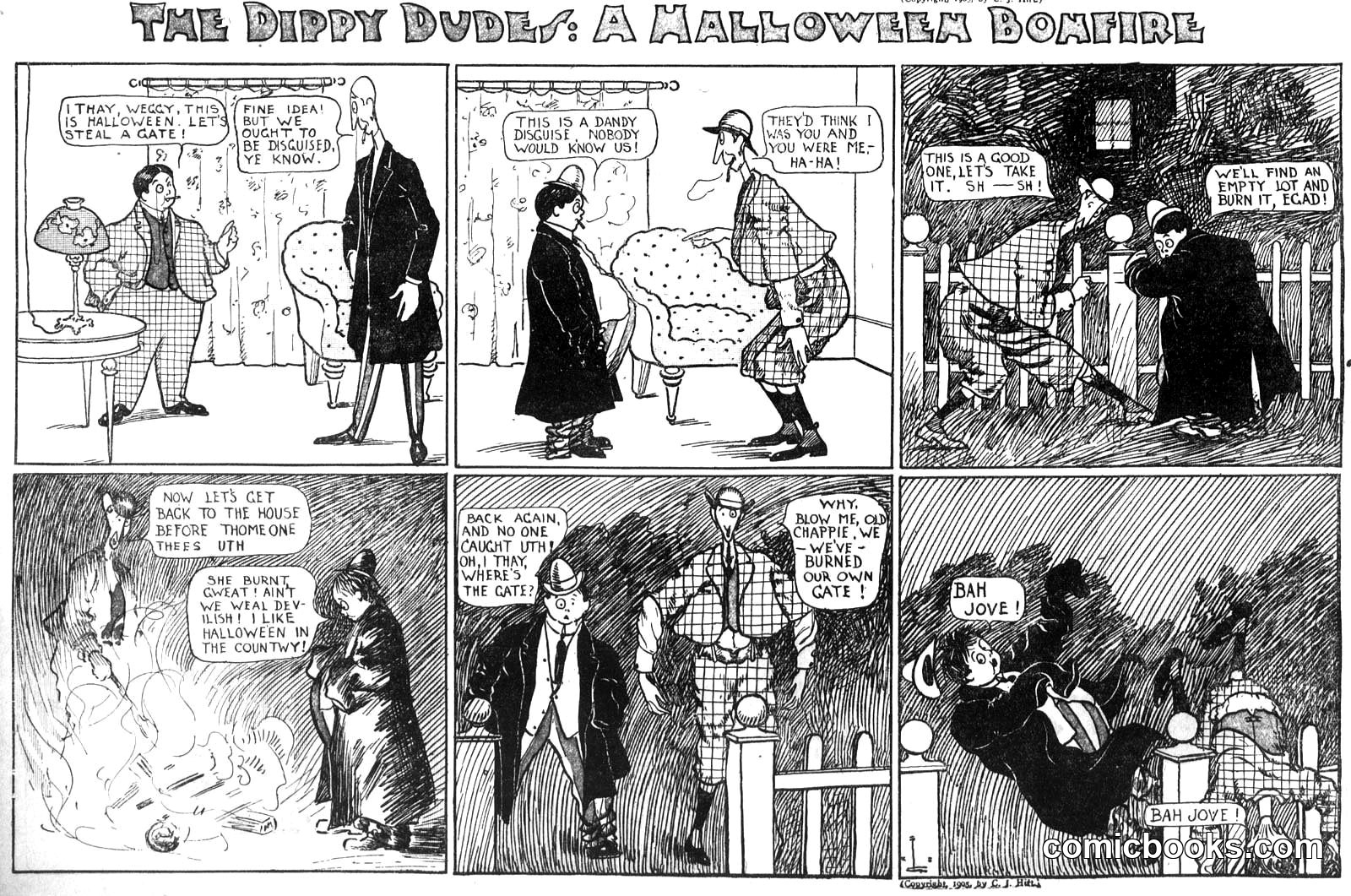 The Dippy Dudes: A Halloween Bonfire