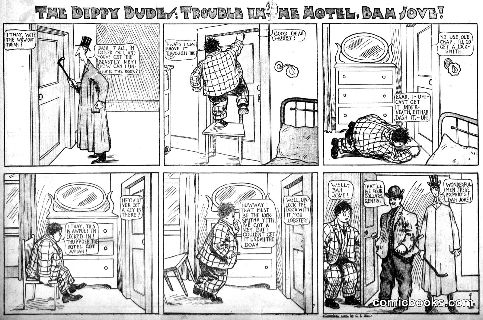 The Dippy Dudes: Trouble at the Hotel, Baa Jove!