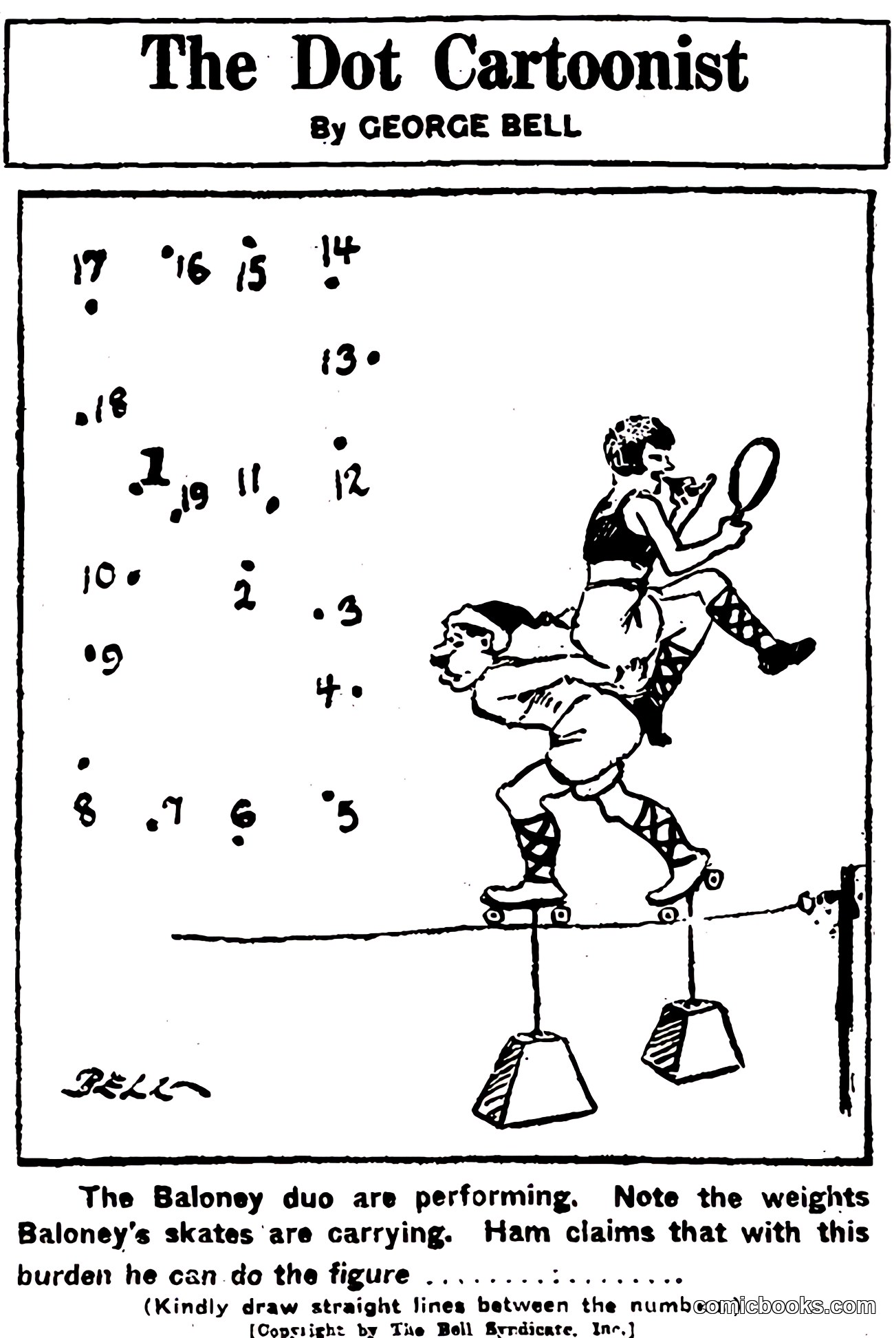 The Dot Cartoonist by George Bell