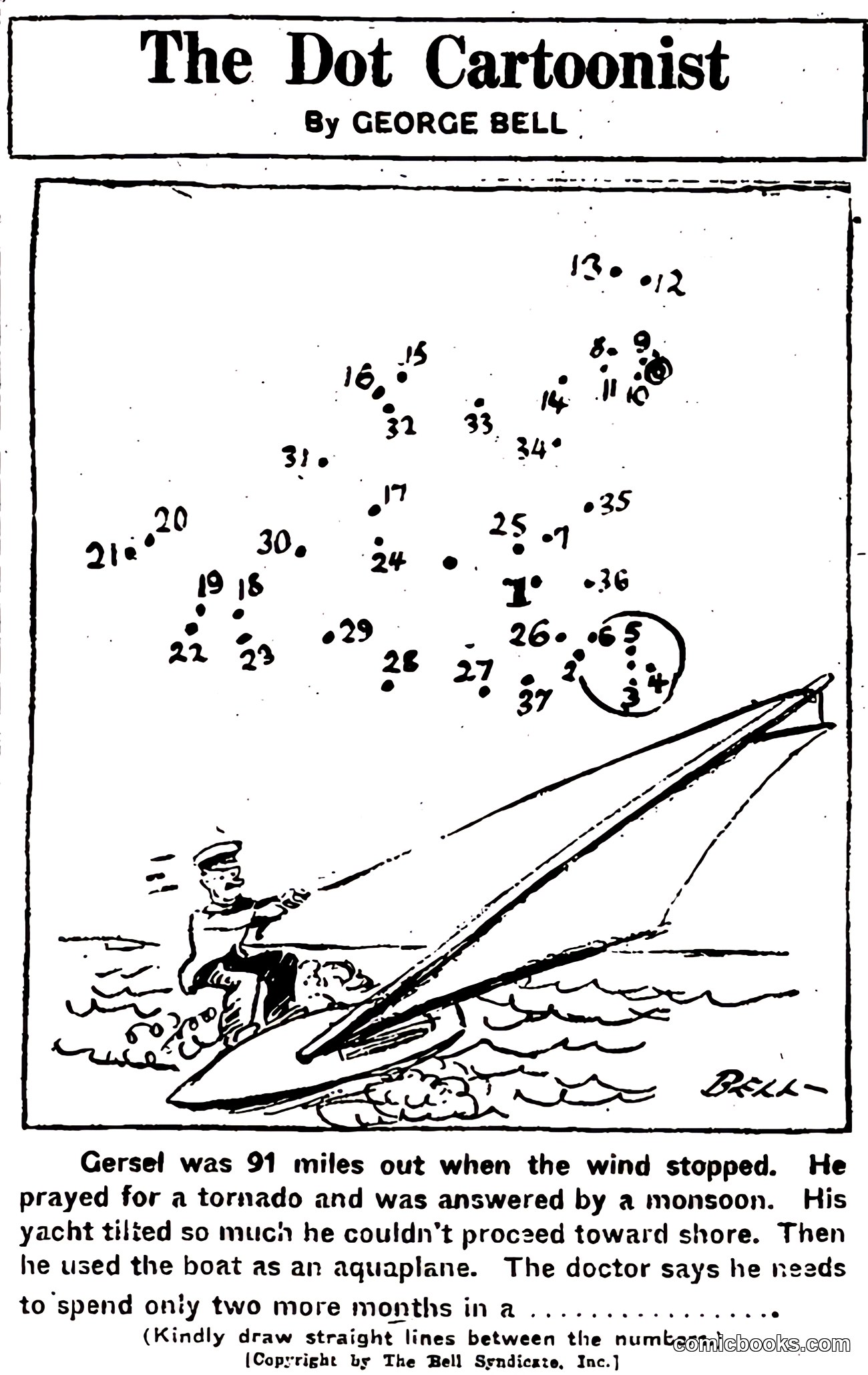 The Dot Cartoonist by George Bell