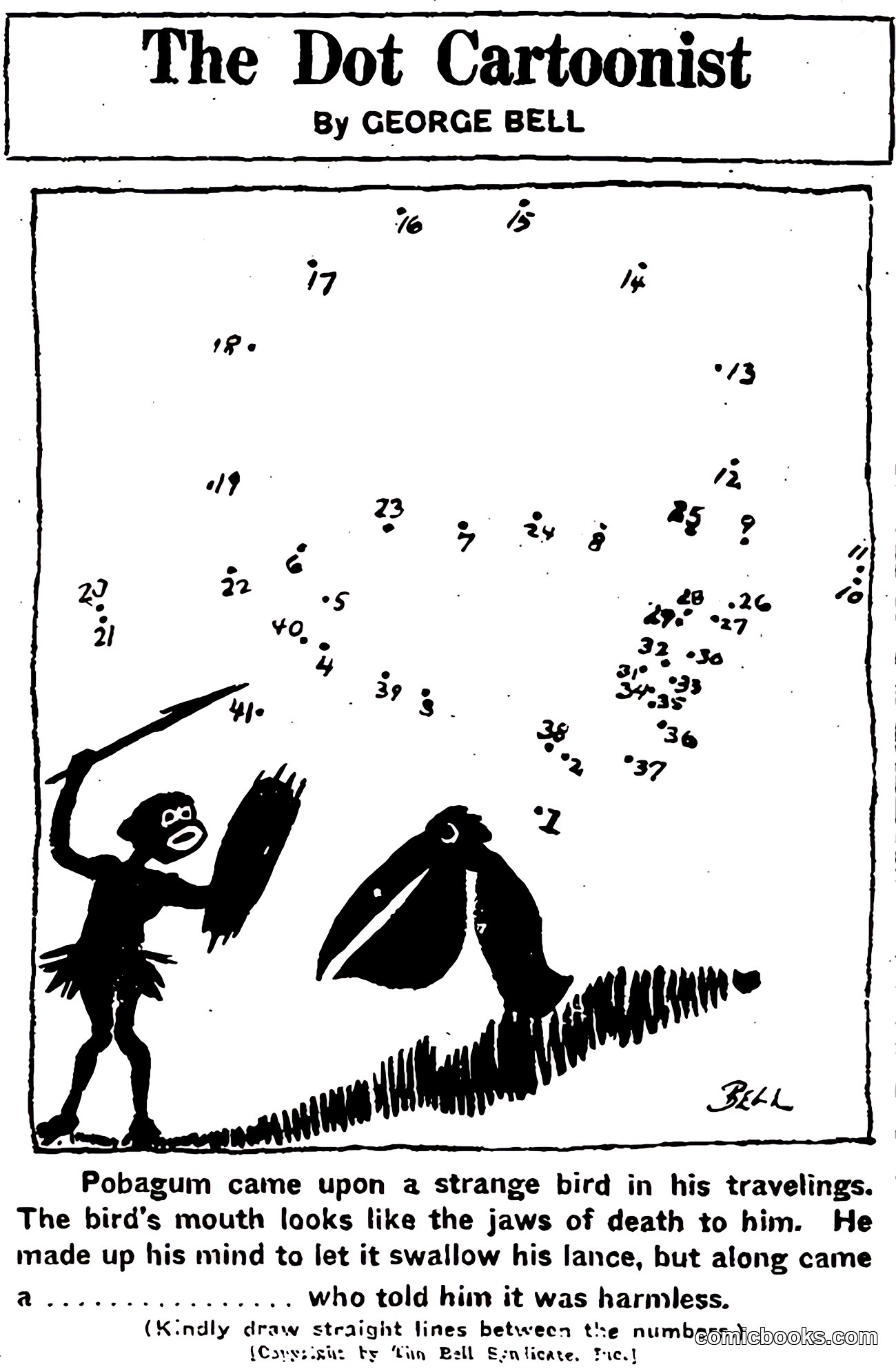 The Dot Cartoonist by George Bell