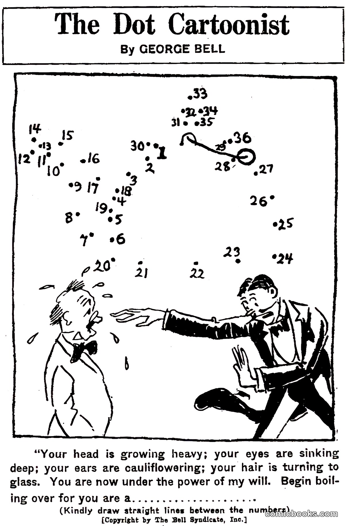 The Dot Cartoonist by George Bell