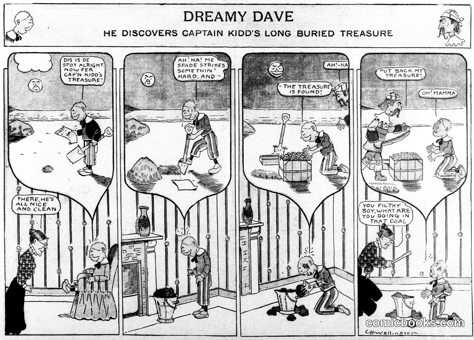 Dreamy Dave: He Discovers Captain Kidd's Long Buried Treasure