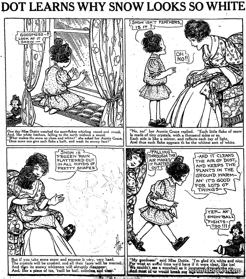 Dot Learns Why Snow Looks So White