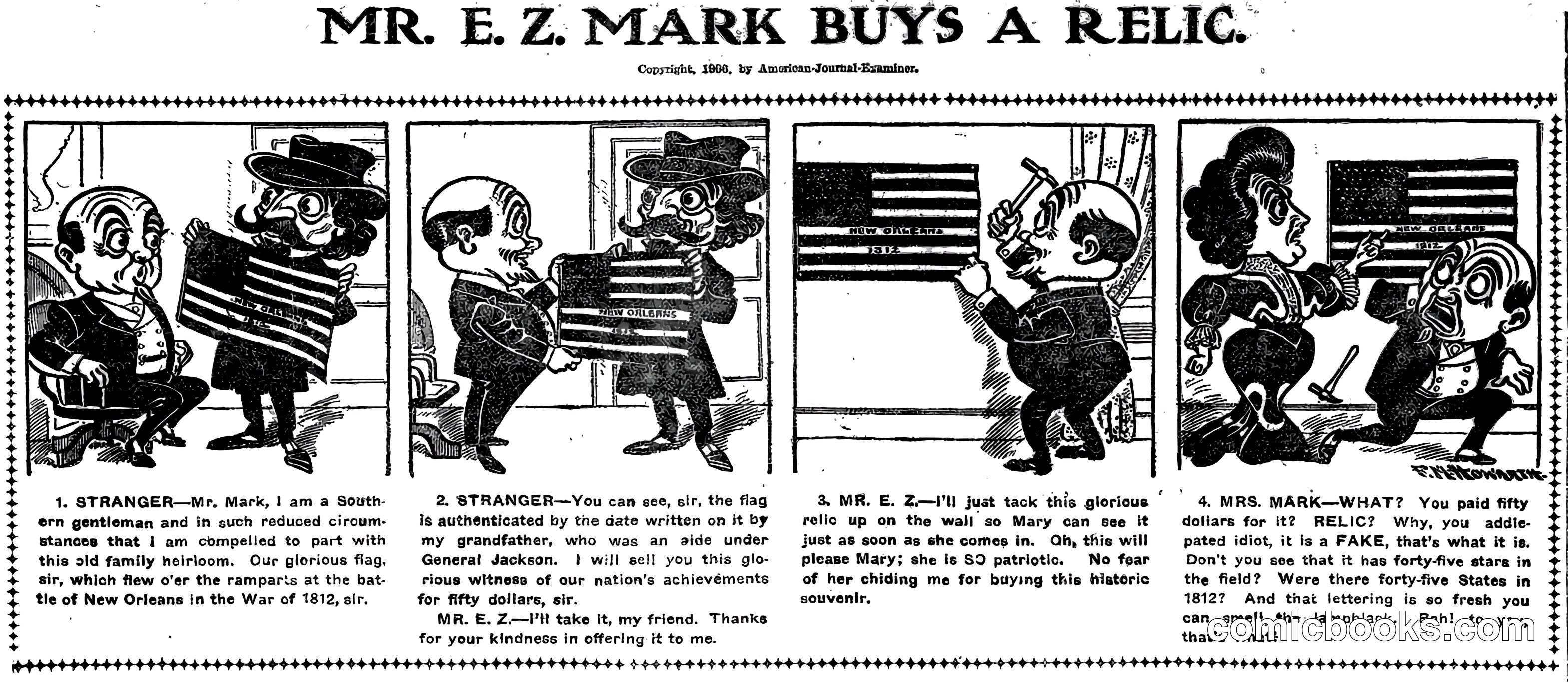 Mr. E.Z. Mark Buys a Relic