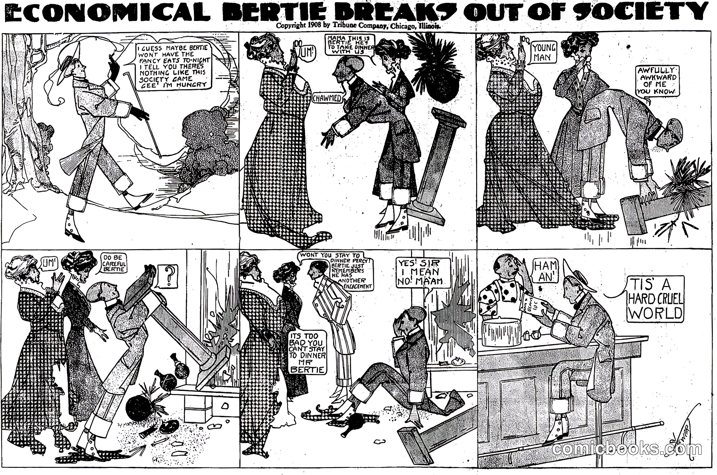 Economical Bertie Breaks Out of Society