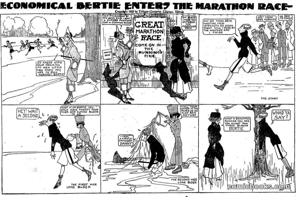 Economical Bertie Enters the Marathon Race