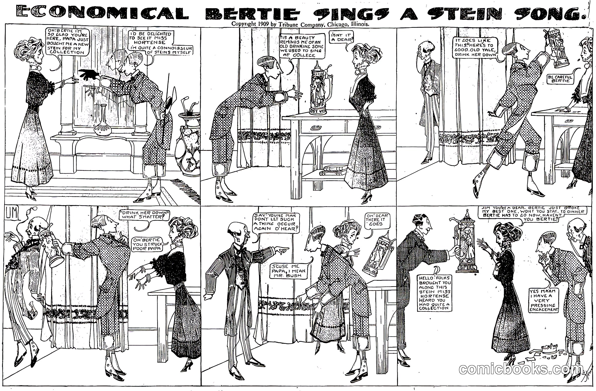 Economical Bertie Sings a Stein Song