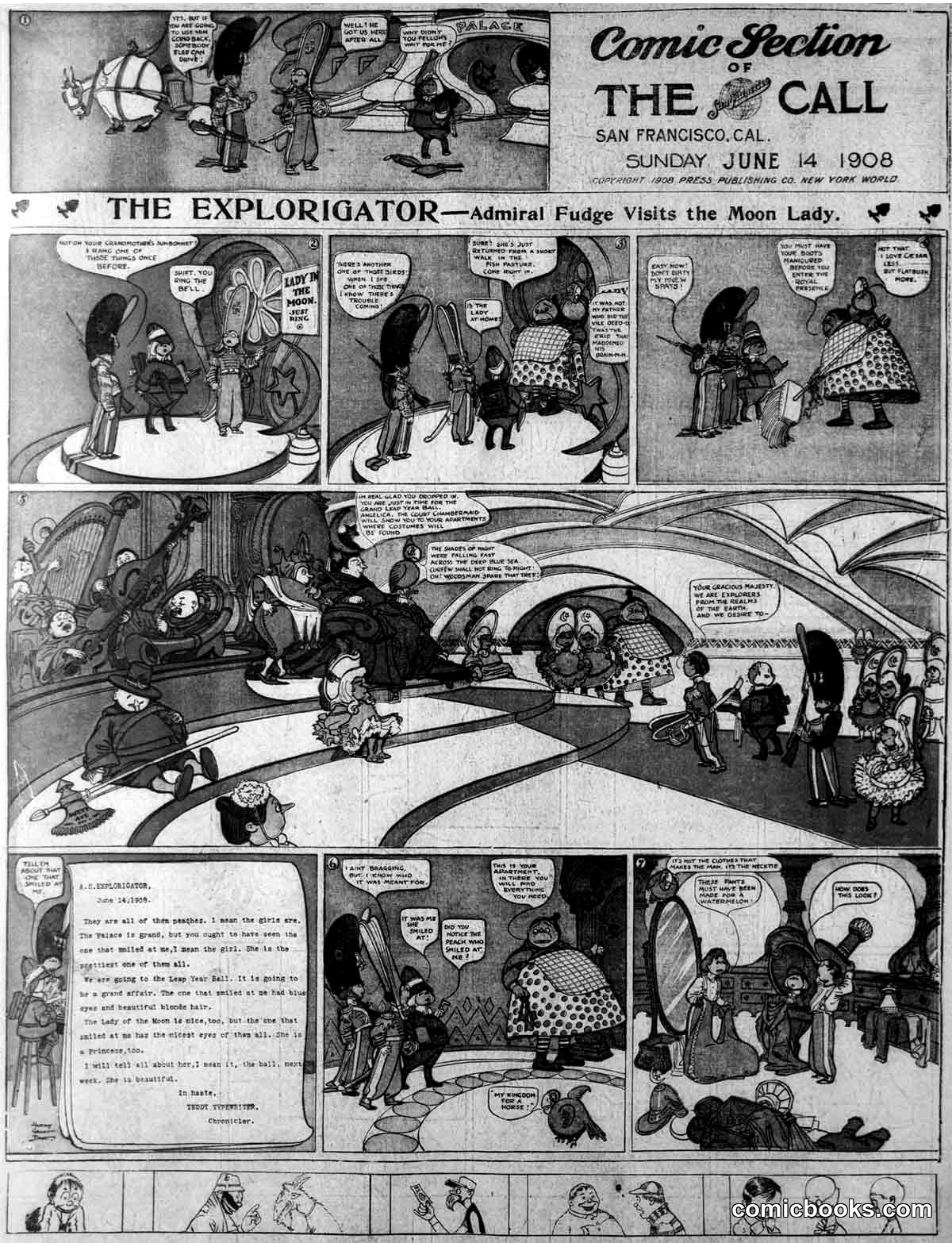 The Explorigator: Admiral Fudge Visits the Moon Lady