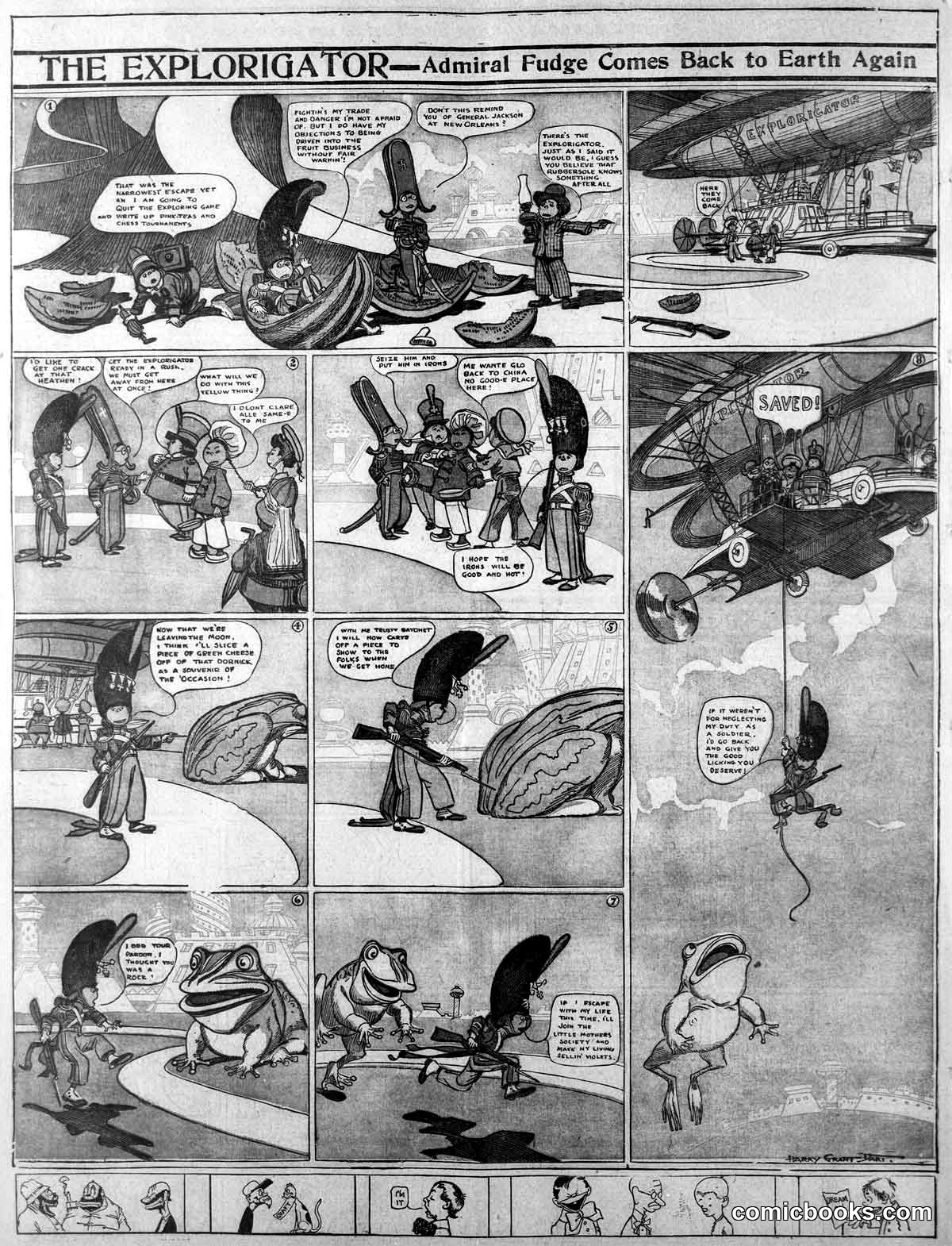 The Explorigator: Admiral Fudge Comes Back to Earth Again