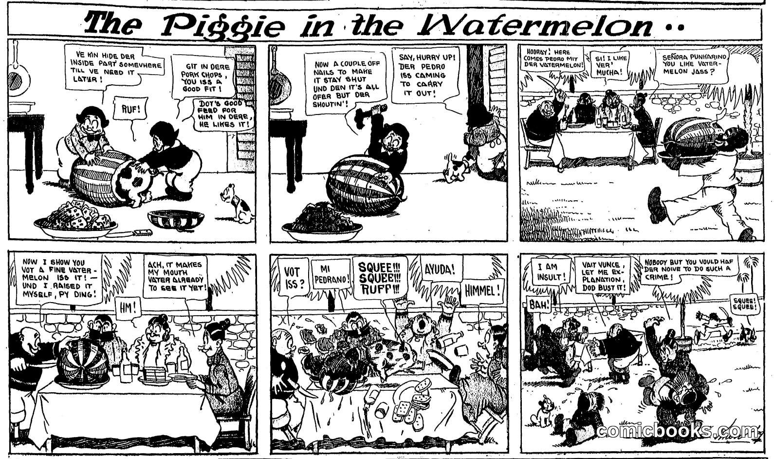 The Piggie in the Watermelon