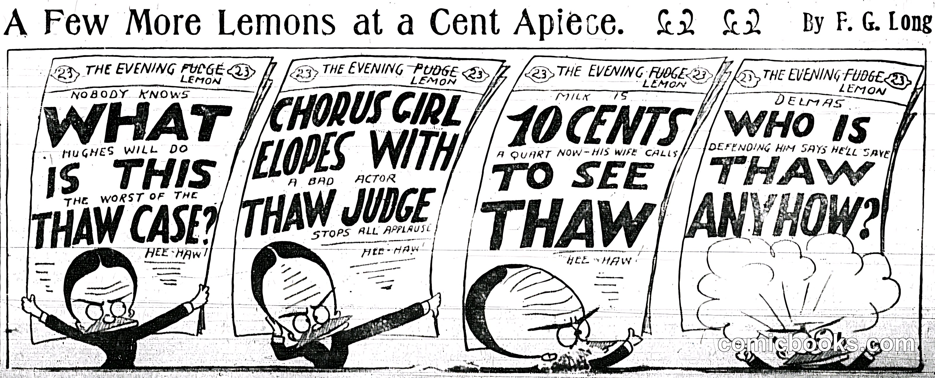 A Few More Lemons at a Cent Apiece