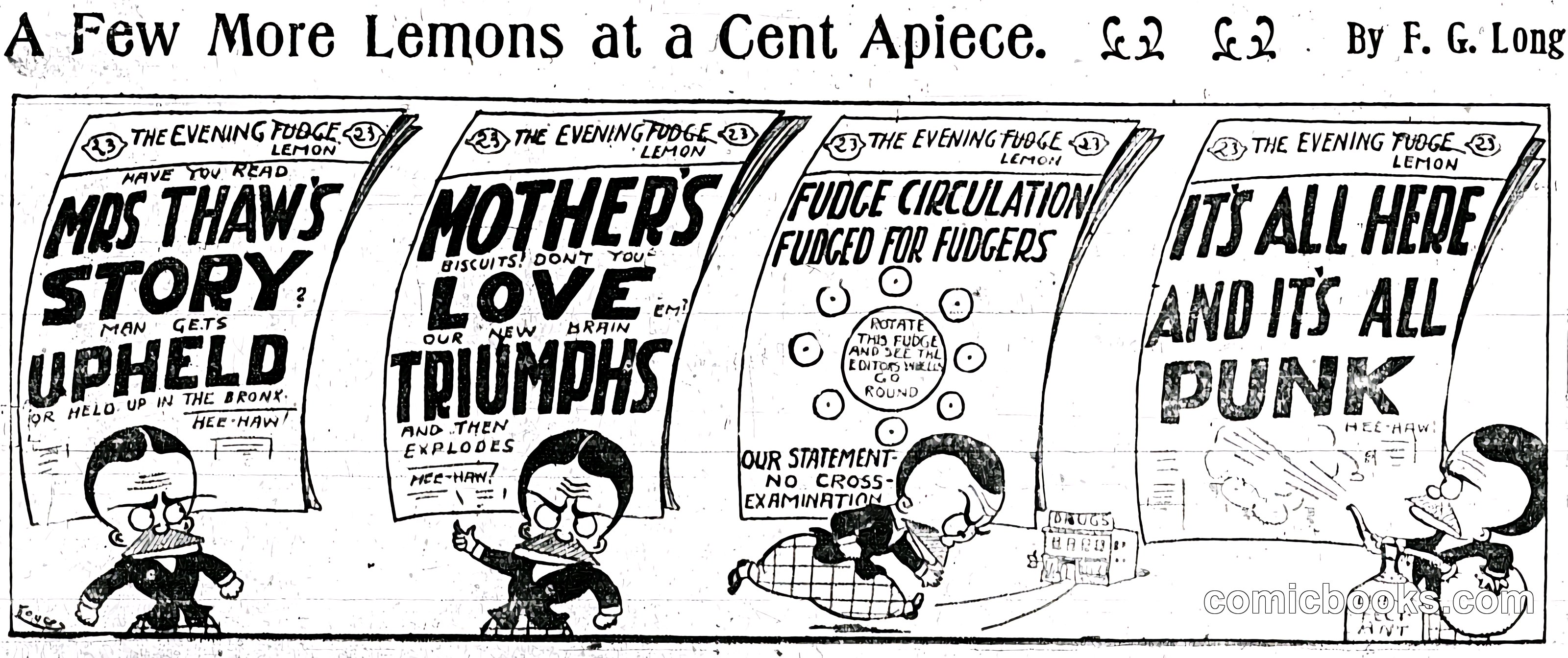 A Few More Lemons at a Cent Apiece