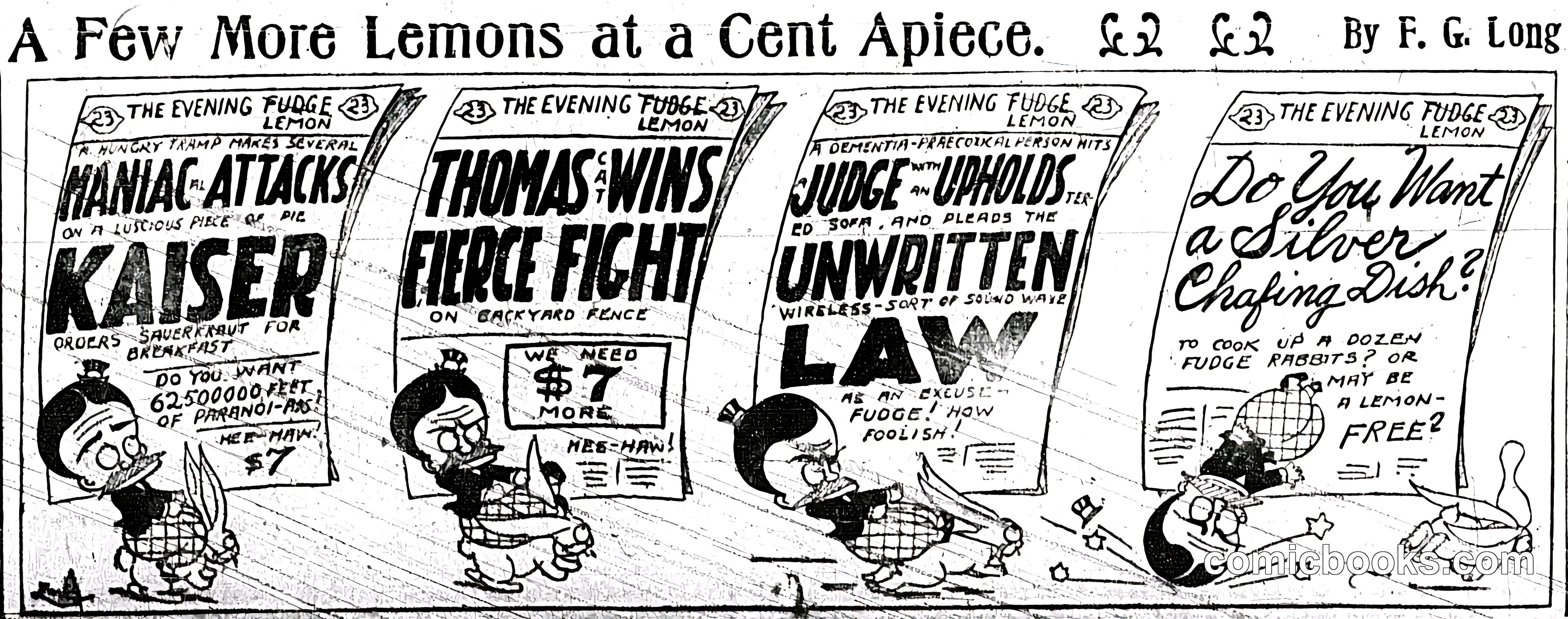 A Few More Lemons at a Cent Apiece