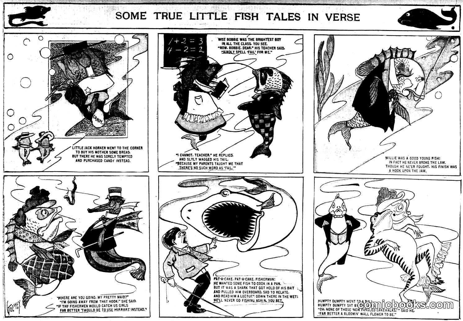 Some True Little Fish Tales in Verse