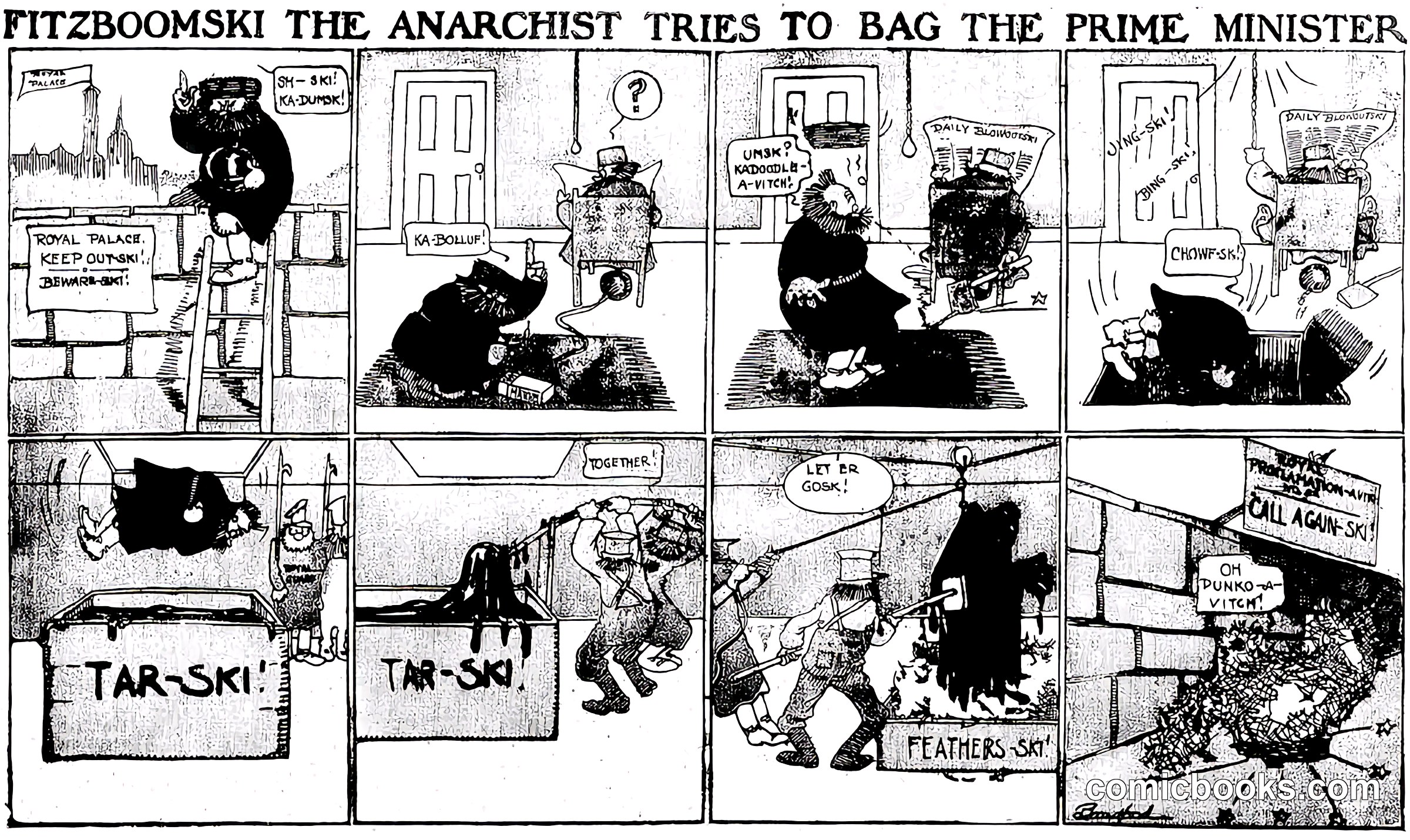Fizzboomski the Anarchist Tries to Bag the Prime Minister
