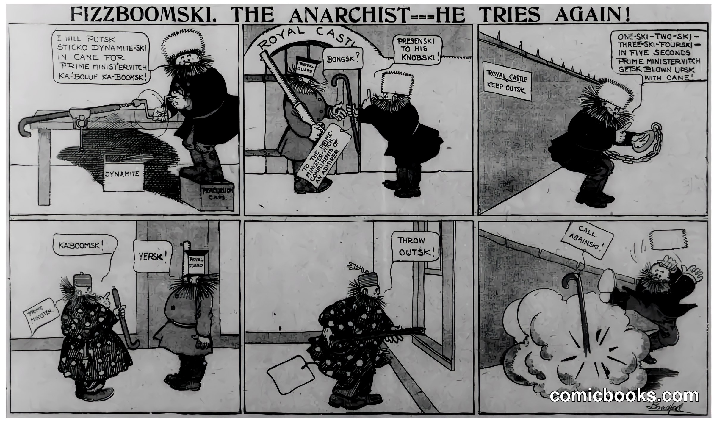Fizzboomski the Anarchist—He Tries Again!