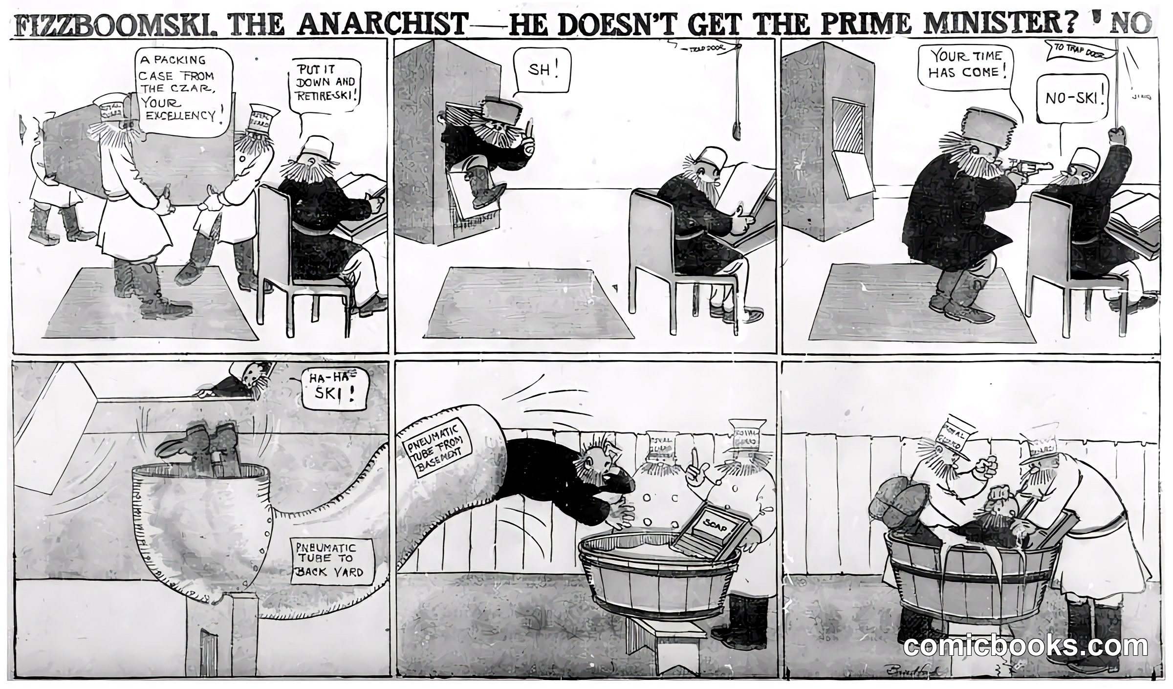 Fizzboomski the Anarchist—He Doesn't Get the Prime Minister?