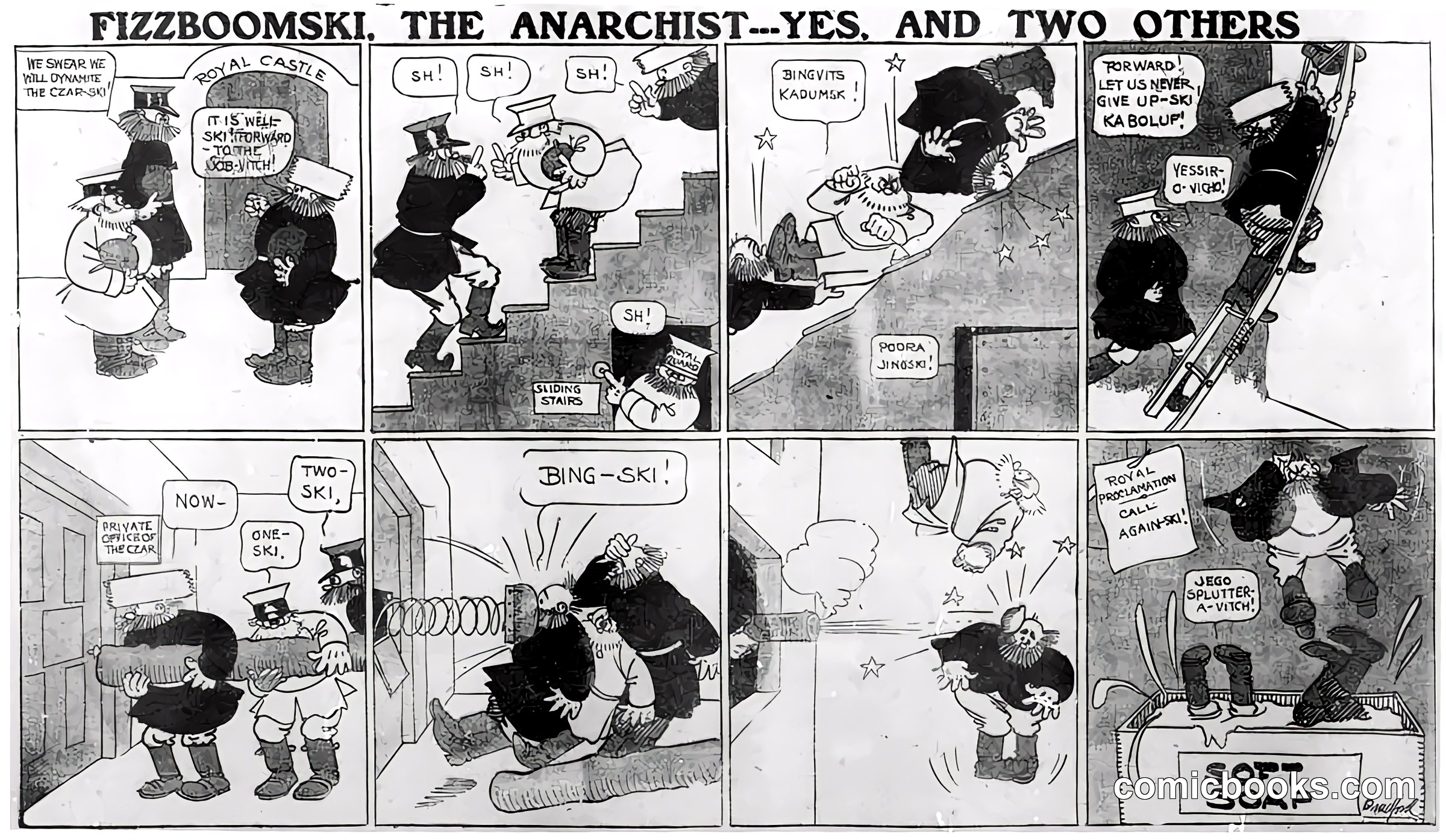 Fizzboomski, the Anarchist—Yes, and Two Others